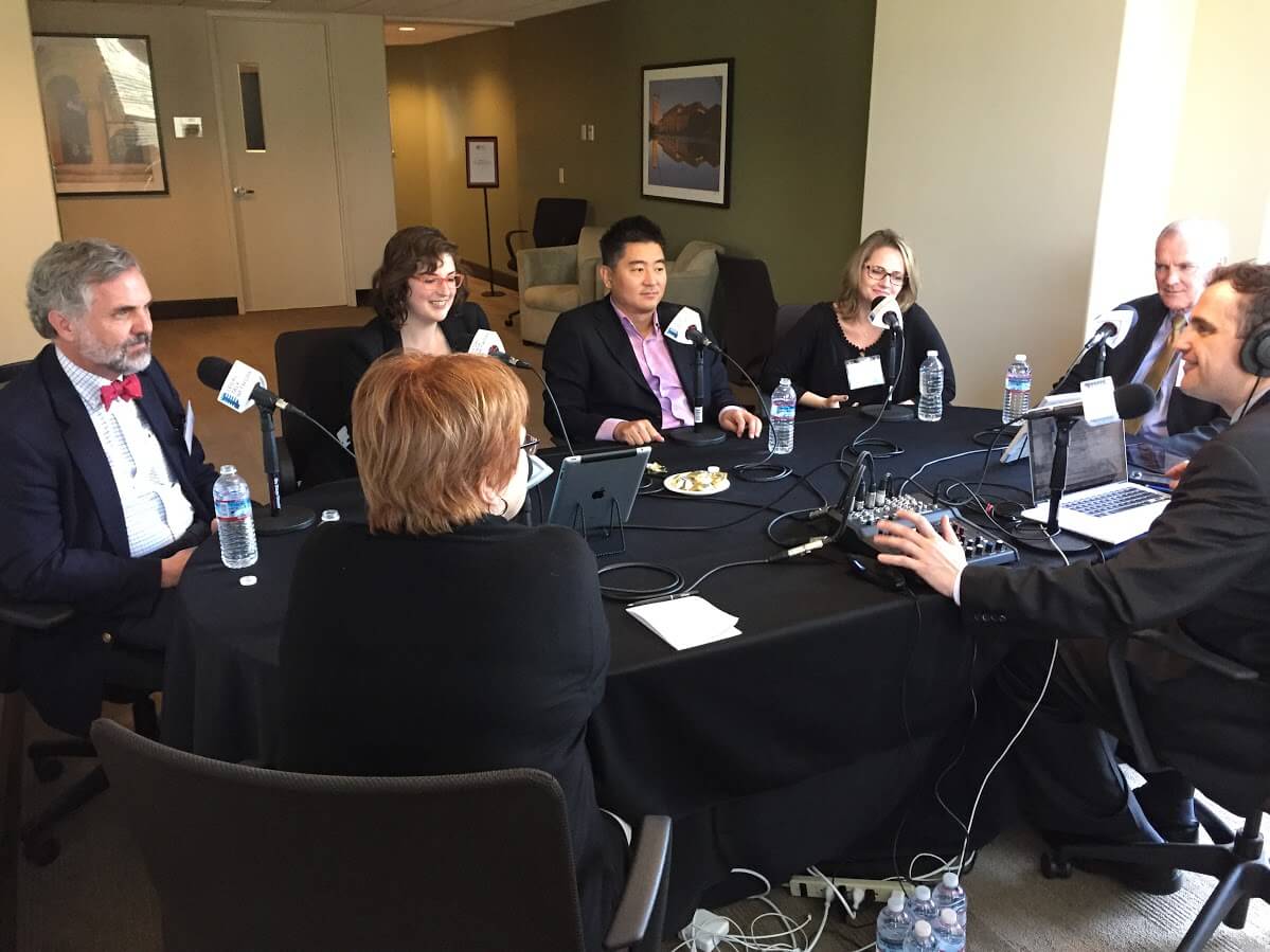 Interview at the ABA Futures Conference 2015 with Oliver Goodenough, Margaret Hagan, John Suh, Lucy Bassli, James Sandman, and Monica Bay.