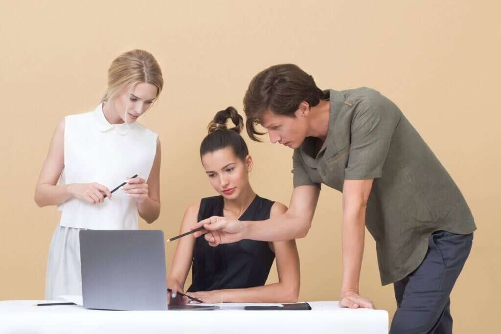 Young Lawyers Working Together