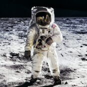 NASA Astronaut on the Moon